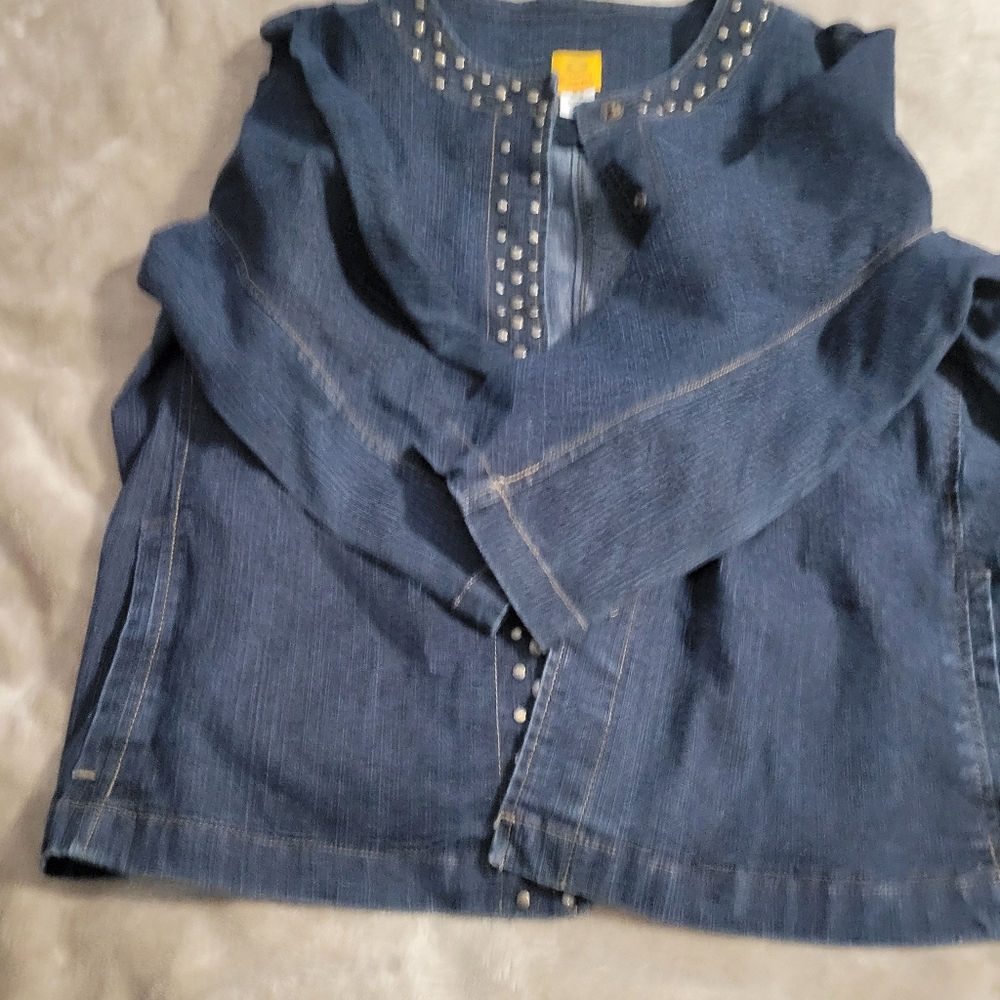 Ruby Rd Denim Jacket 16w - image 1